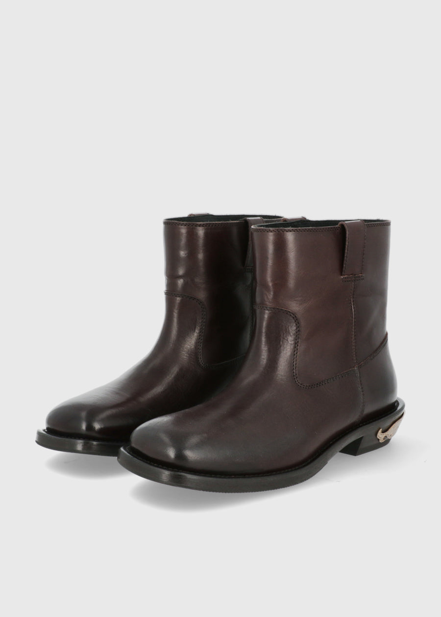 Moschino botas Metal Lettering MSC-MB21024