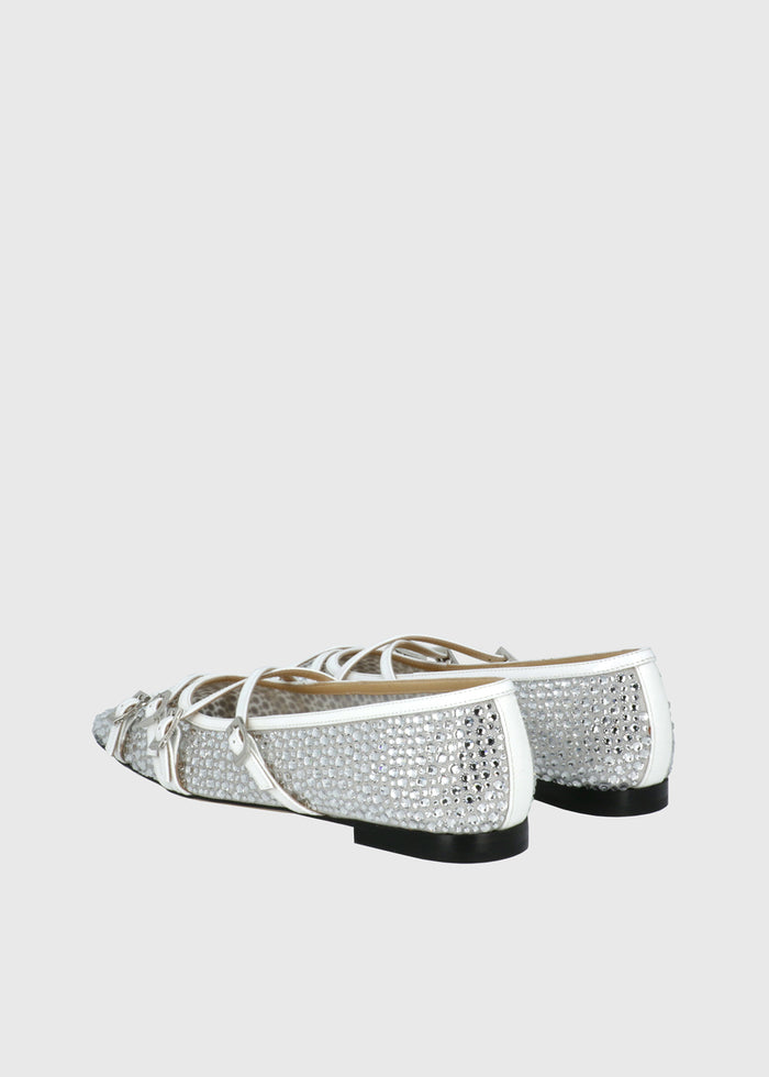 Mach & Mach Flats Crystal Net MYM-S0927