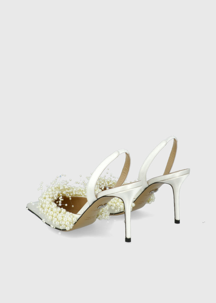 Mach & Mach Zapatillas Slingback Floating Pearl MYM-S1003