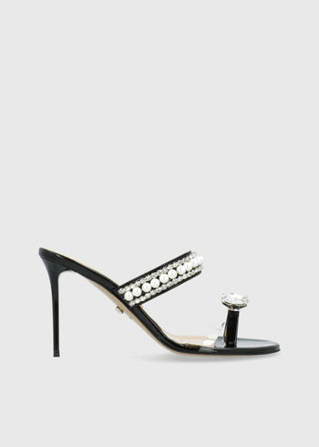 Mach & Mach Mules Diamond Of Elizabeth Ring Toe MYM-S1110