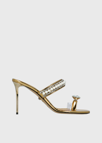 Mach & Mach Mules Diamond Of Elizabeth Ring Toe MYM-S1110