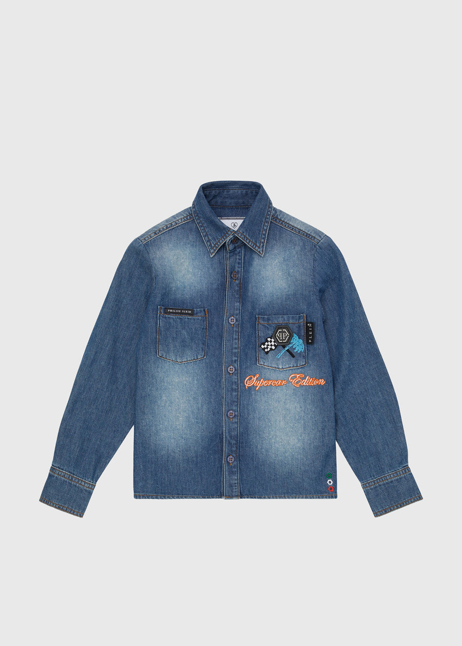 Philipp Plein Camisa denim PLP-BDP0042