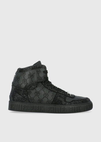 Philipp Plein Sneakers Carson Monogram Strass PLP-CUSC0865