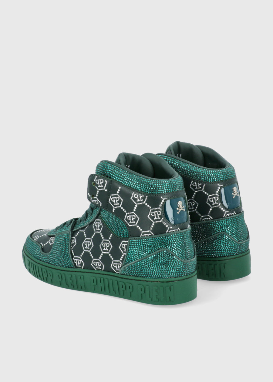 Philipp Plein Sneakers Carson Monogram Strass PLP-CUSC0865