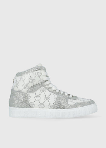 Philipp Plein Sneakers Carson Monogram Strass PLP-CUSC0865