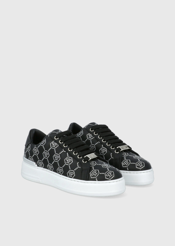 Philipp Plein Sneakers Carson Monogram Strass PLP-DUSC0866