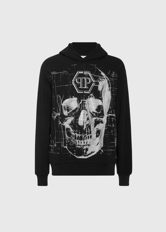 Philipp Plein Sudadera estampada con capucha PLP-MJB3753