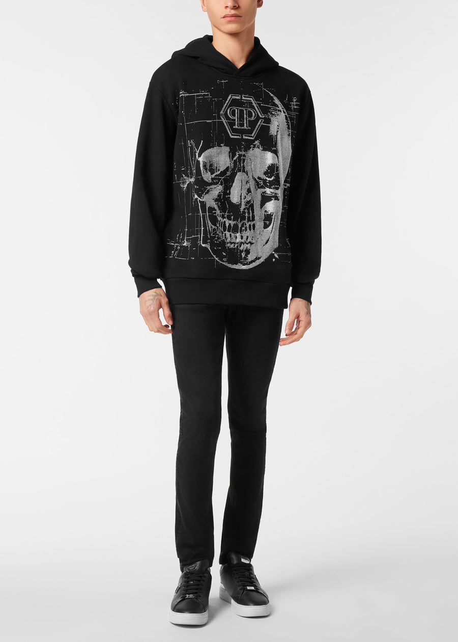 Philipp Plein Sudadera estampada con capucha PLP-MJB3753