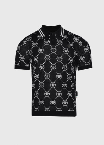Philipp Plein Polo  Jacquard Monogram PLP-MKK0311