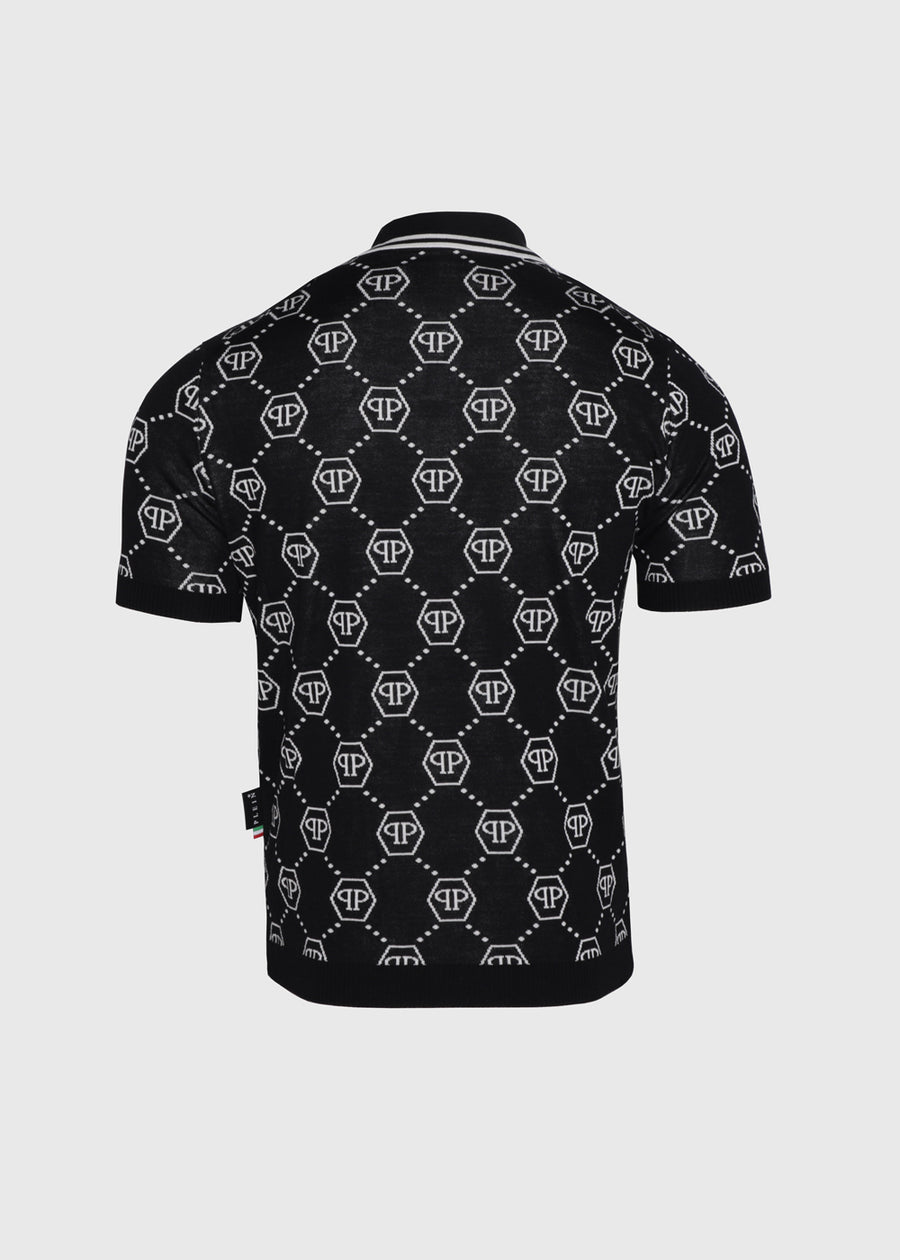 Philipp Plein Polo  Jacquard Monogram PLP-MKK0311
