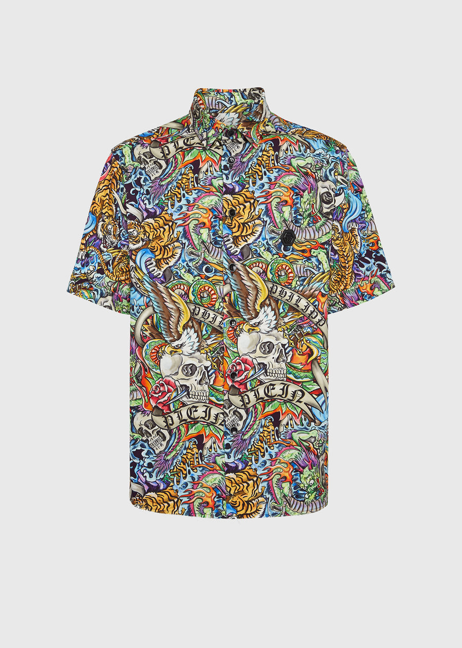 Philipp Plein Camisa estampada PLP-MRP2185