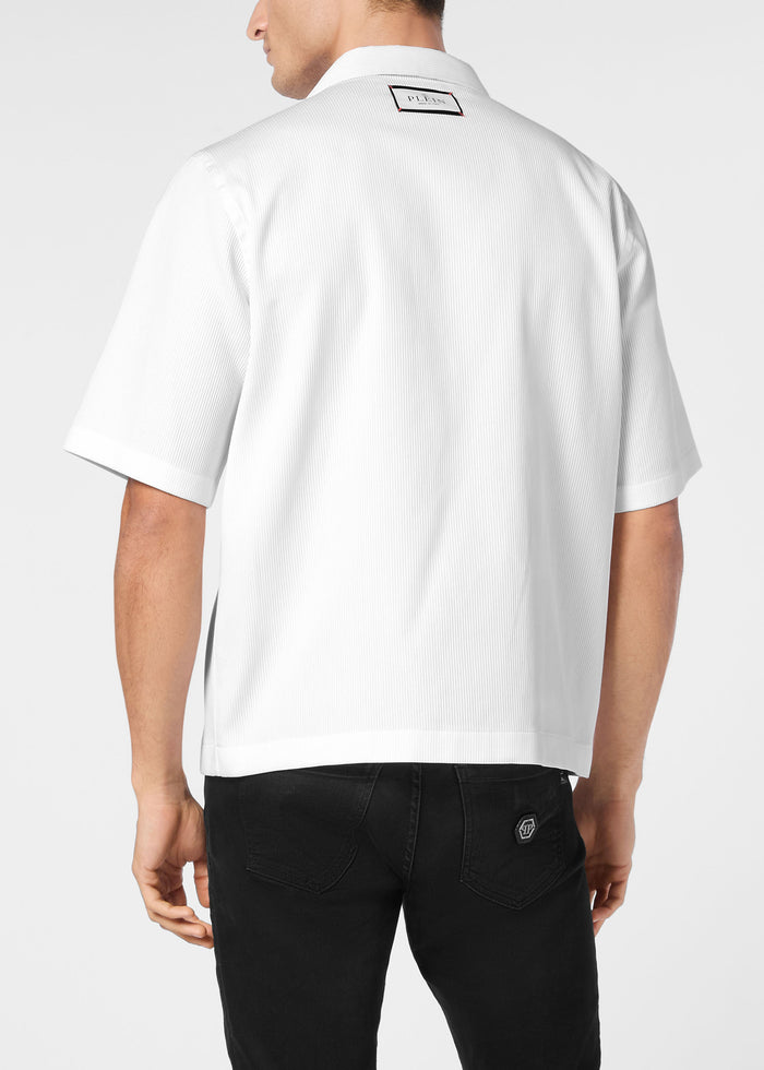 Philipp Plein Camisa Bowling Racing Club PLP-MRP2349