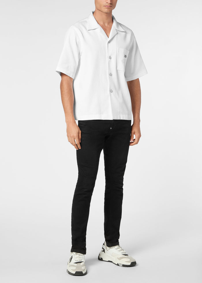 Philipp Plein Camisa Bowling Racing Club PLP-MRP2349