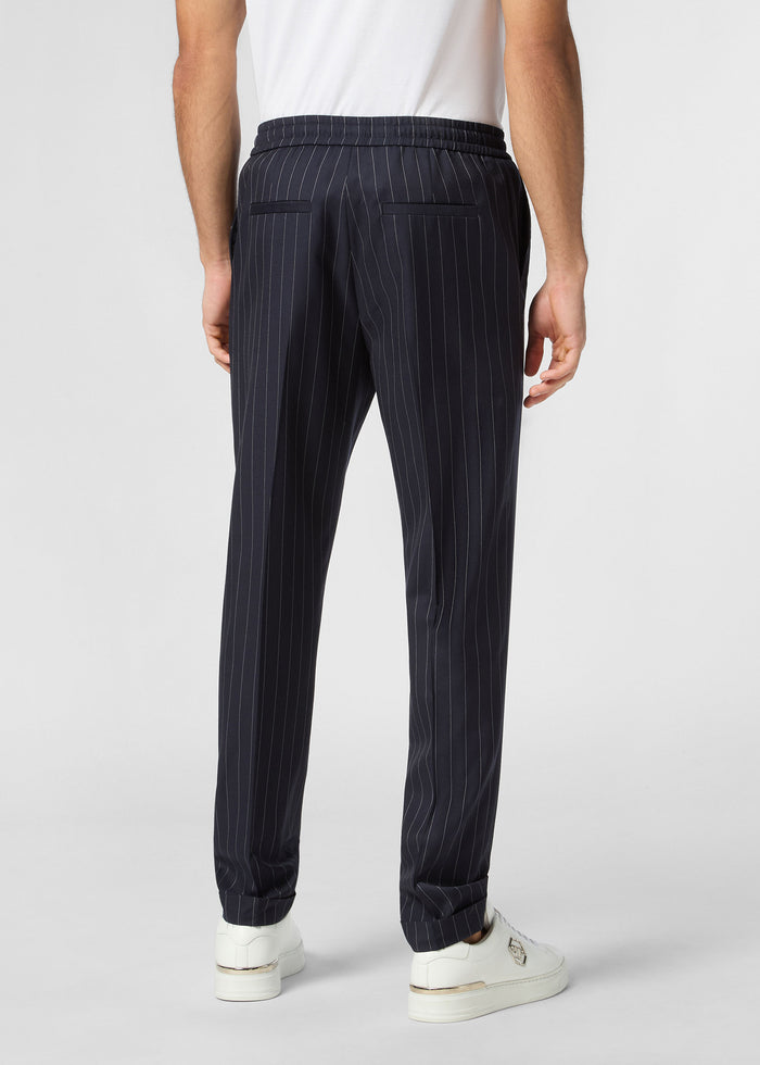 Philipp Plein Pantalon Pinstripe Jogging Trousers PLP-MRT1489