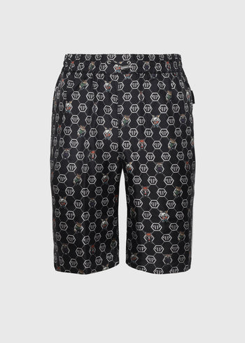 Philipp Plein Shorts monogram PLP-MRT1626