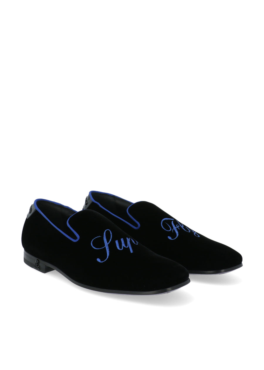 Philipp Plein Mocasines de terciopelo  PLP-MSB0712