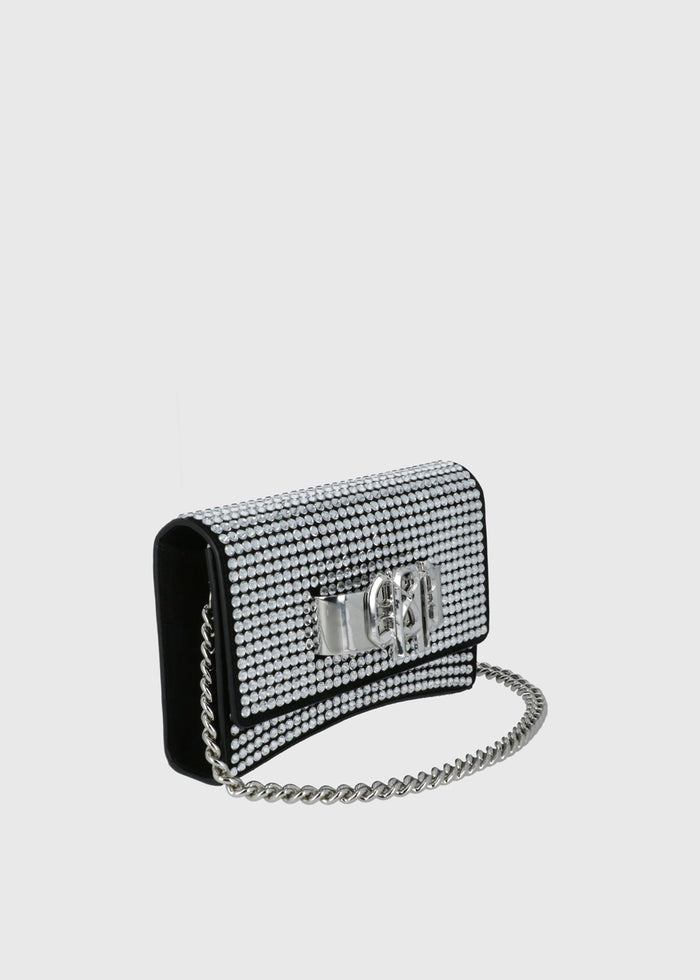 Philipp Plein Clutch Suede Crystal PLP-WBA1987