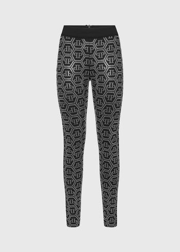 Philipp Plein Leggings monogram PLP-WJT2136