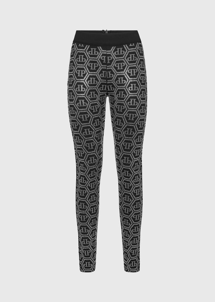 Philipp Plein Leggings monogram PLP-WJT2136