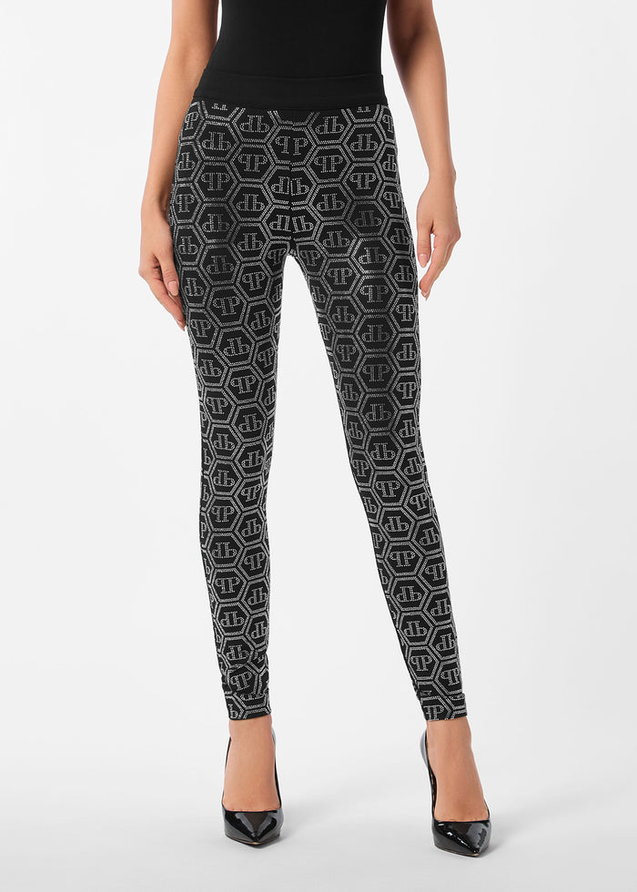 Philipp Plein Leggings monogram PLP-WJT2136