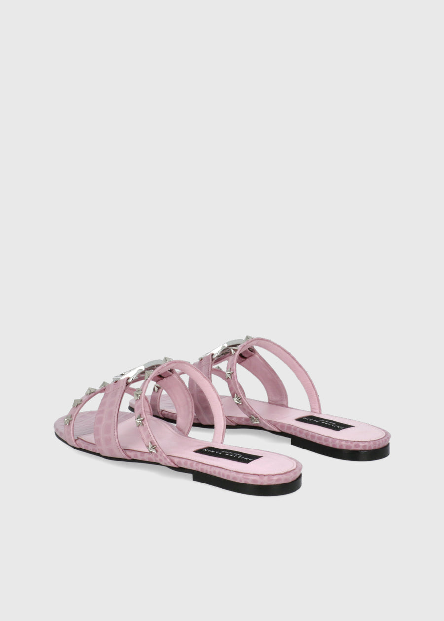 Philipp Plein Sandalia  Cocco Print Slides Stars PLP-WSA0764