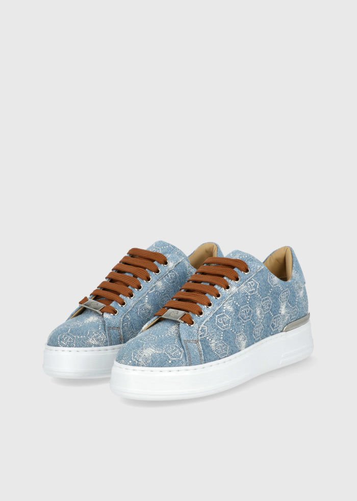 Philipp Plein Sneakers Denim Monogram PLP-WSC2768
