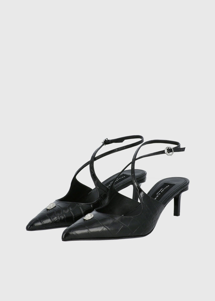 Philipp Plein Slingbacks Crossing Crocco PLP-WSD0651