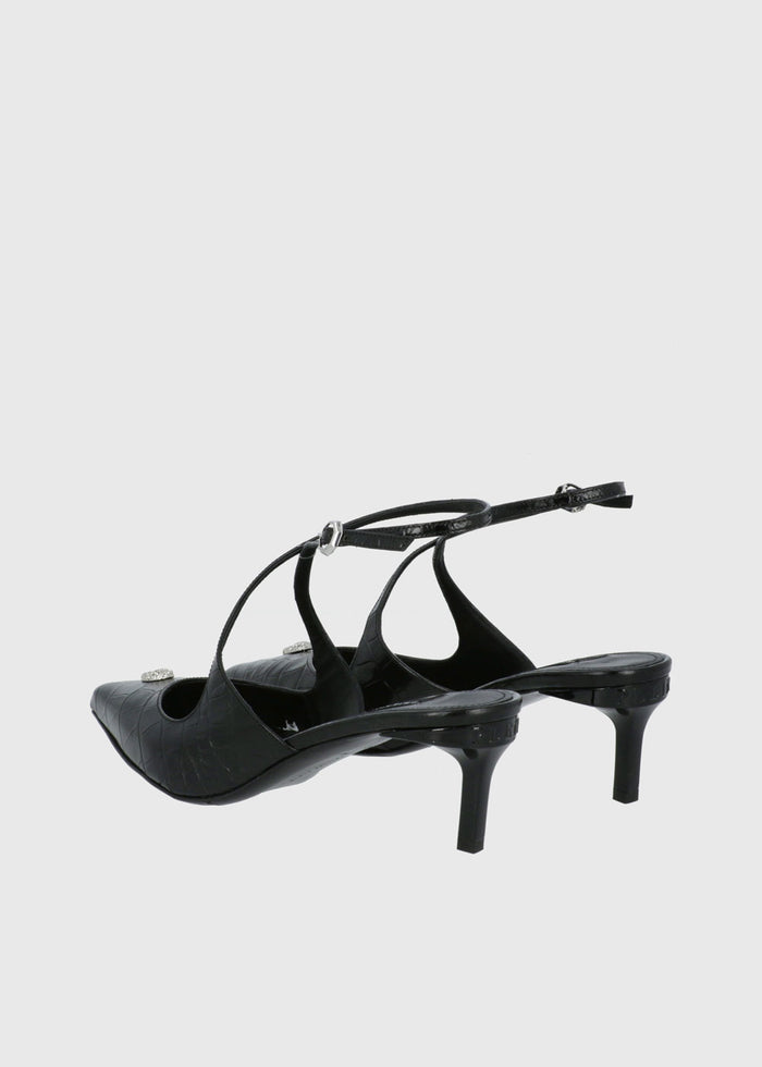 Philipp Plein Slingbacks Crossing Crocco PLP-WSD0651