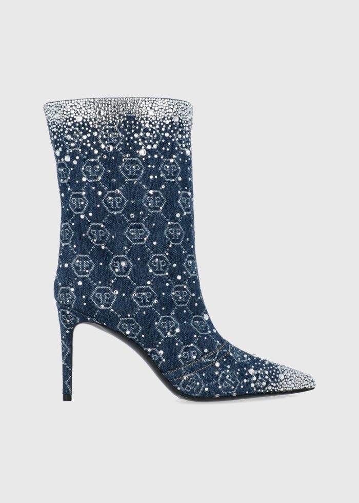 Philipp Plein Botas Altas Denim PLP-WSE0992