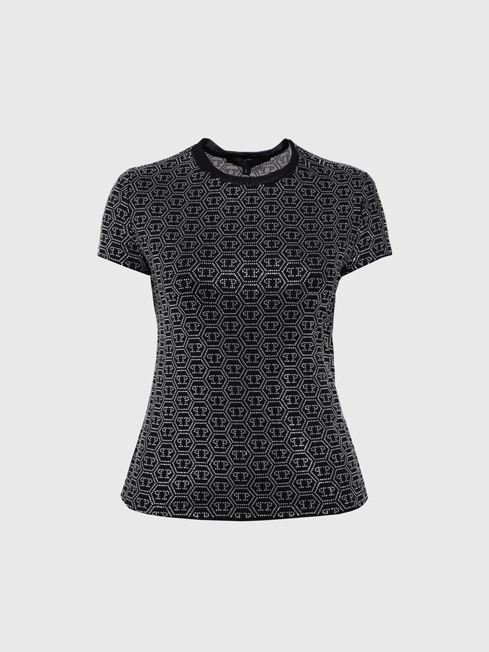 Philipp Plein T-shirt monograma PLP-WTK3300
