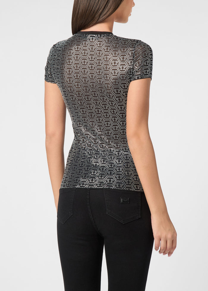 Philipp Plein T-shirt monograma PLP-WTK3300