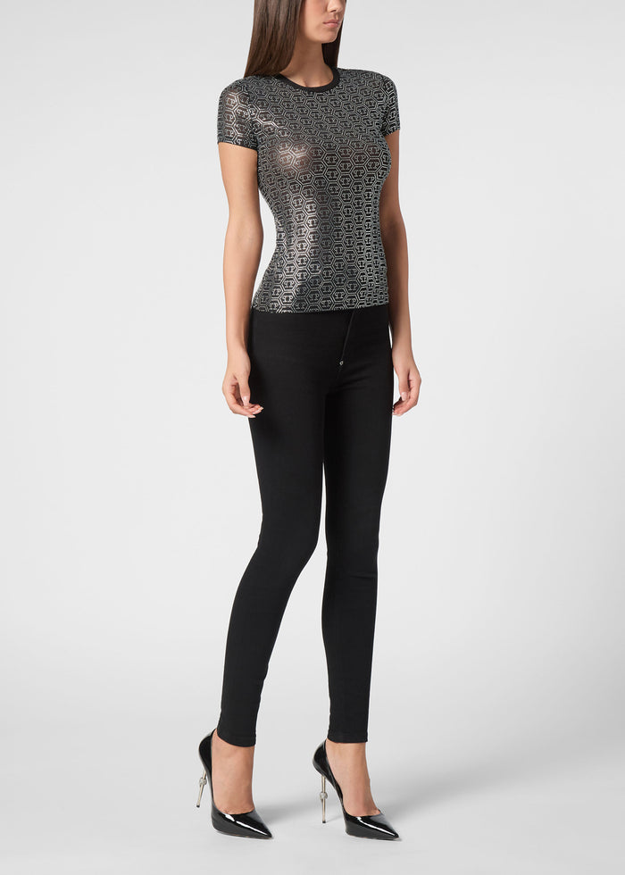 Philipp Plein T-shirt monograma PLP-WTK3300