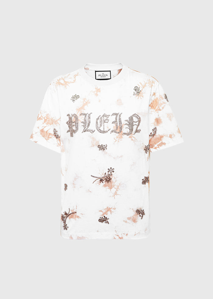Philipp Plein T-shirt Tie-Dye Flowers PLP-WTK3577