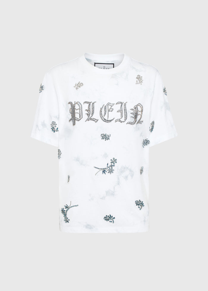 Philipp Plein T-shirt Tie-Dye Flowers PLP-WTK3577
