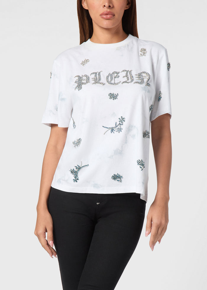 Philipp Plein T-shirt Tie-Dye Flowers PLP-WTK3577