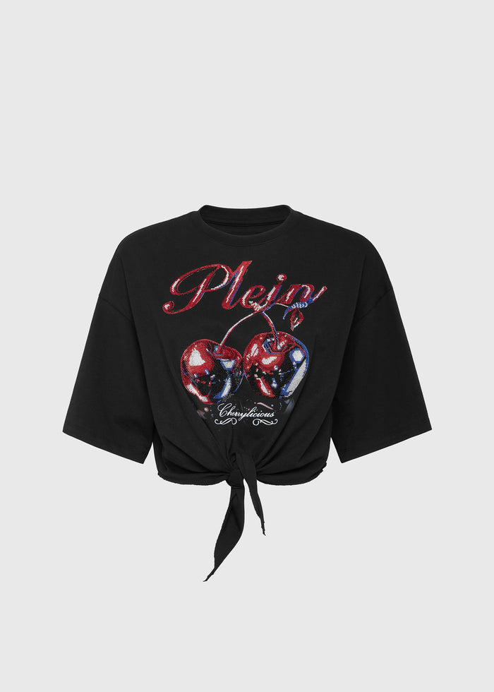 PHILIPP PLEIN T-Shirt crop estampada PLP-WTK3664
