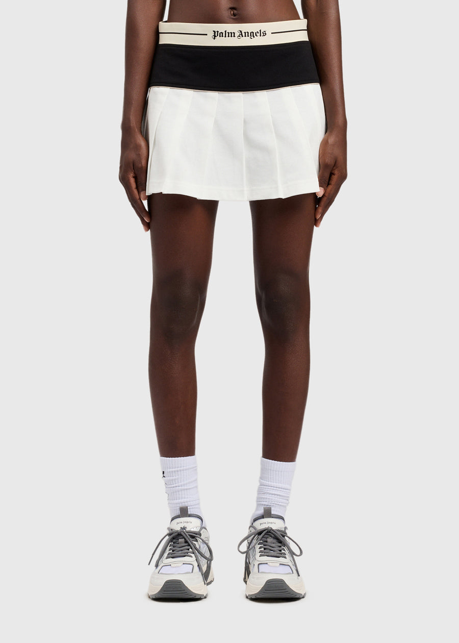 PALM ANGELS Falda tableada PNG-PWCC095S