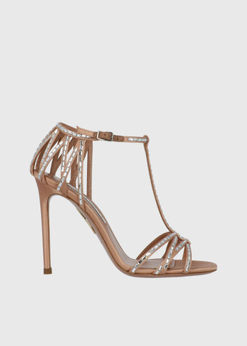 Aquazzura Sandalia Forever More Crystal QZR-FORMOCRS