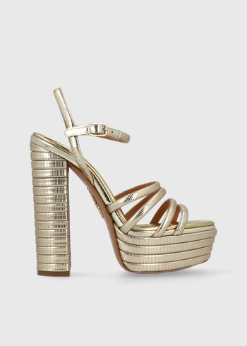 AQUAZZURA Heatwave Sandalia Plataforma  QZR-HEATSAPL