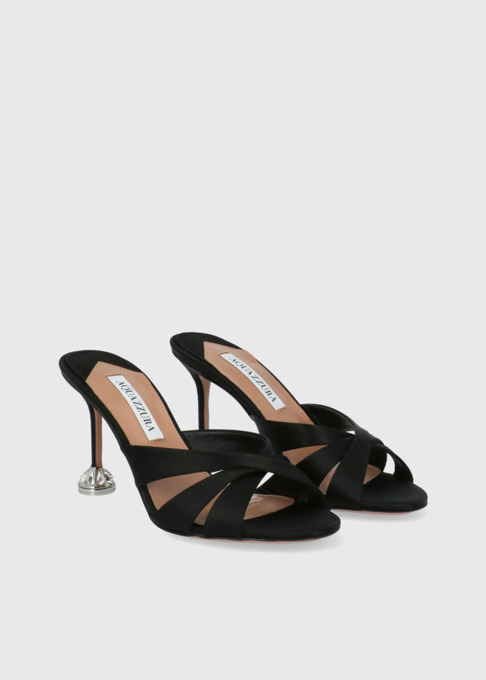 Aquazzura Sandalias Altas KISS ME QUICK CRYSTAL  QZR-KIQUICRM