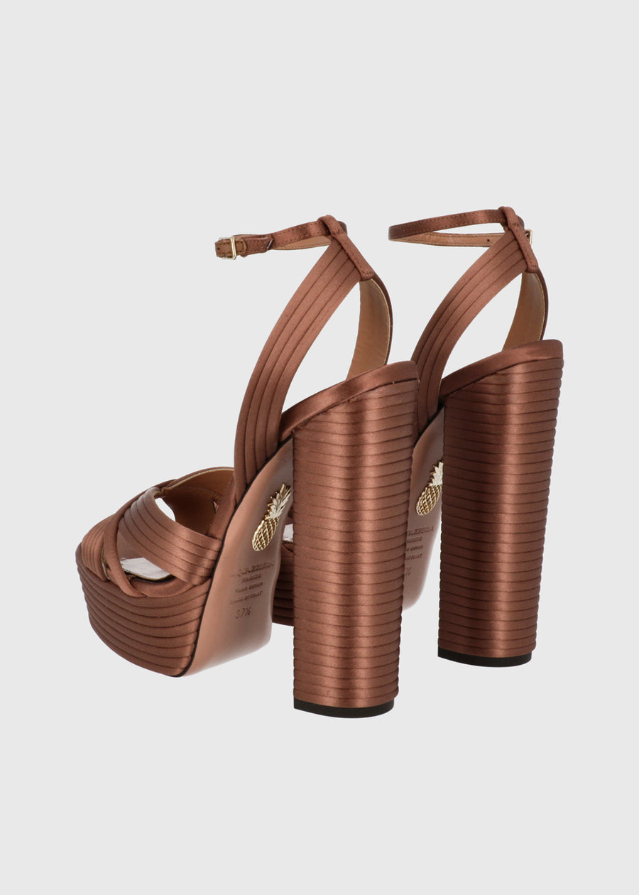 Aquazzura Sandalias de plataforma Sundance 140 QZR-SUNDANCP