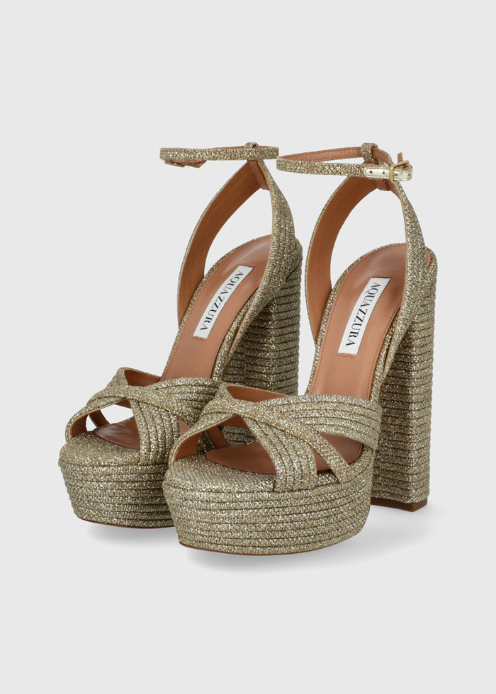 Aquazzura Sandalias de plataforma Sundance 140 QZR-SUNDANCP