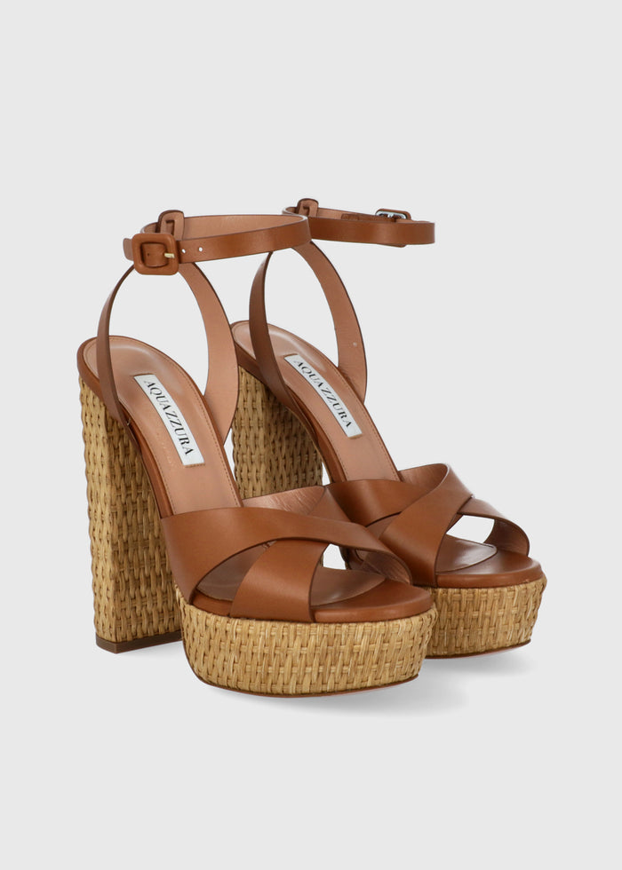 Aquazzura Sandalia Plataforma Sunseeker QZR-SUNSANPL