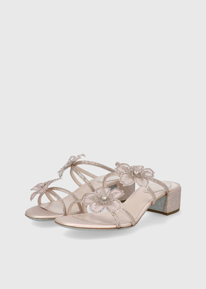 René Caovilla Sandalias Flower RNC-12474