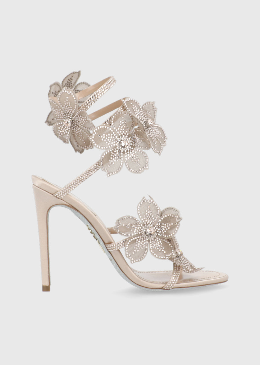 RENE CAOVILLA Sandalia Peach Flower RNC-12573