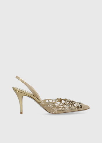 RENE CAOVILLA Zapatilla Eden Champagne RNC-12800