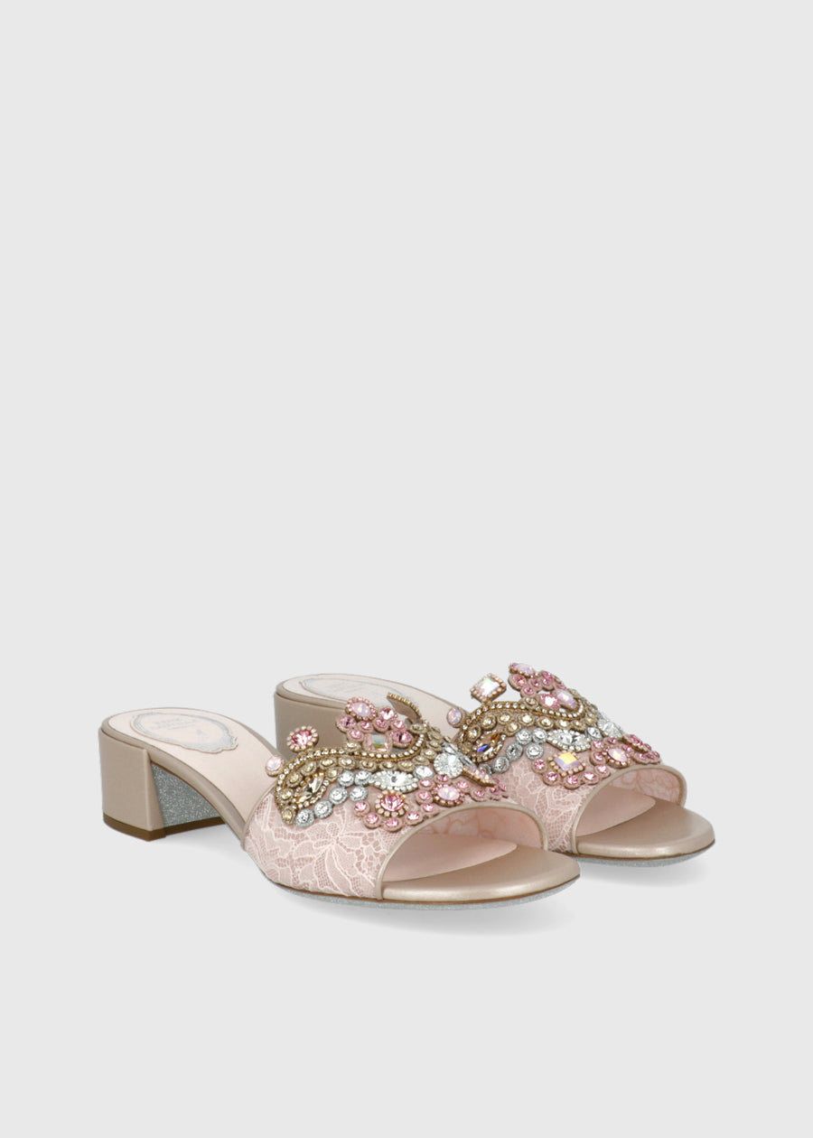 René Caovilla Sandalia Mules Veneziana RNC-9627