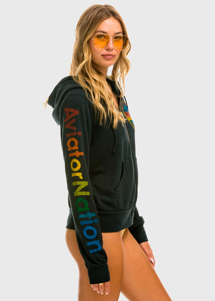 Aviator Nation Sudadera con cremallera VTN-HDPANZ
