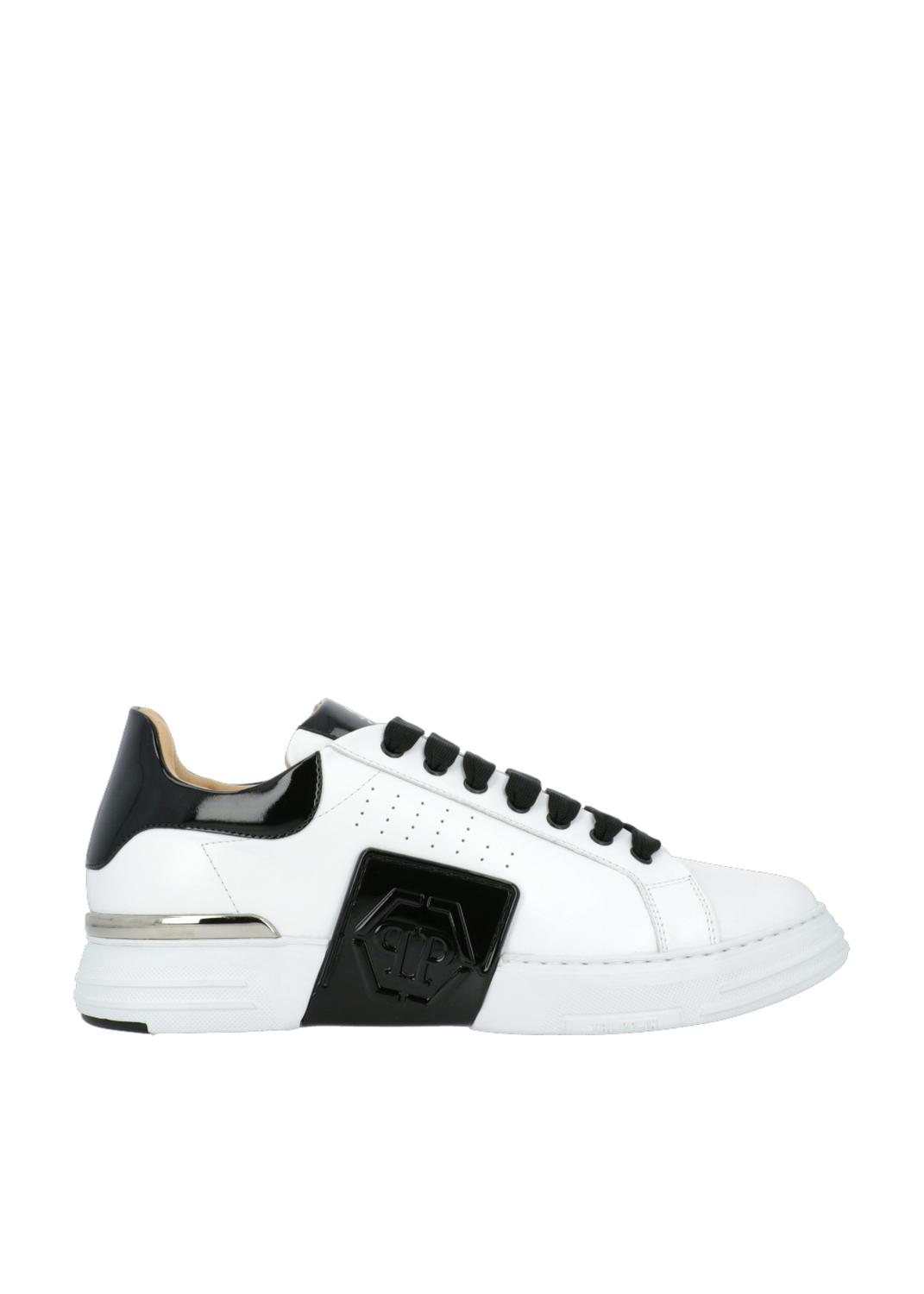 Philipp Plein tenis bajos para hombre Hexagon PLP-CUSC0474