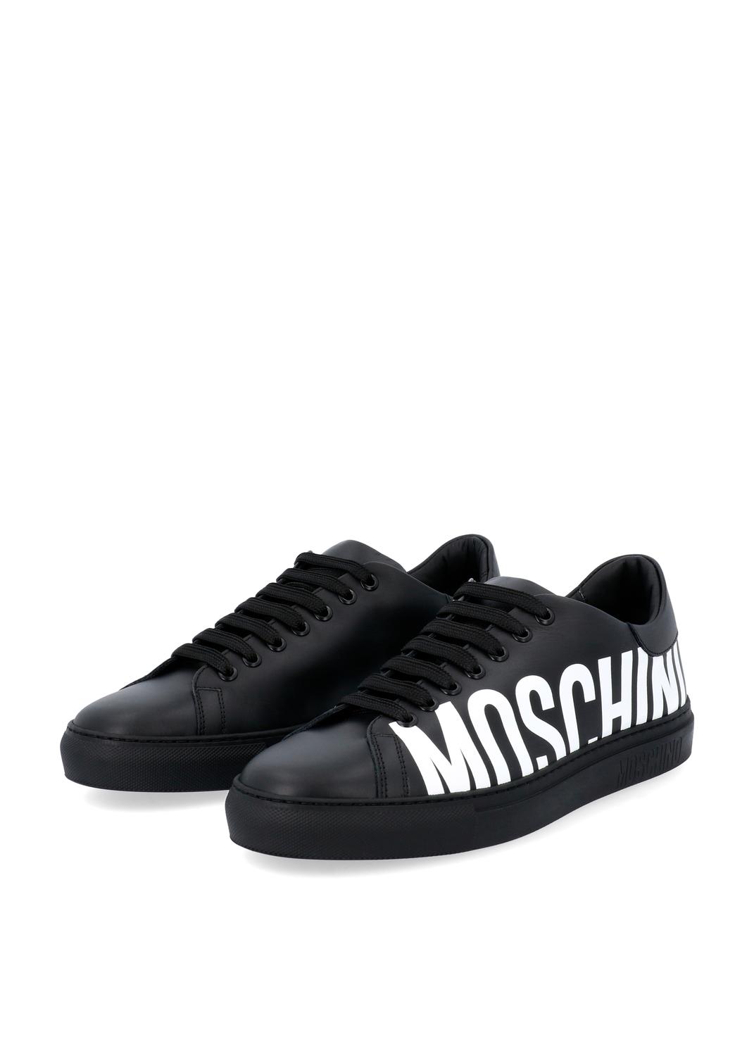 Moschino tenis bajos con logo para hombre MSC-MB15012